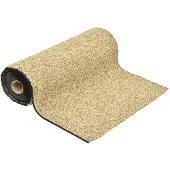 vidaXL Grindfolie 800x60 cm natuurlijk zandkleurig