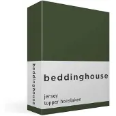 Beddinghouse - Jersey - Topper Hoeslaken - 160x220 cm - Donker groen