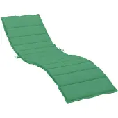 vidaXL Ligbedkussen 200x70x3 cm oxford stof groen
