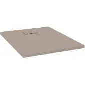 vidaXL Douchebak 90x70 cm SMC bruin