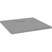 vidaXL Douchebak 80x80 cm SMC grijs