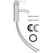 vidaXL Wastafelkraan 130x180 mm verchroomd
