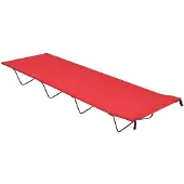 vidaXL Campingbed 180x60x19 cm oxford stof en staal rood