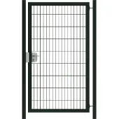Intergard Metalen Tuinpoort 83x100cm looppoort dubbelstaafmatten enkel gepoedercoat
