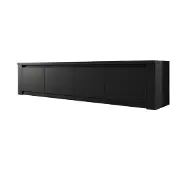 Meubella TV-Meubel Mat Zwart 170x48x43cm -Industrieel