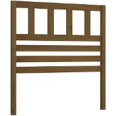 vidaXL Hoofdbord 96x4x100 cm massief grenenhout honingbruin