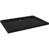 vidaXL Douchebak rechthoekig 70x100 cm ABS zwart