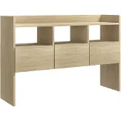 vidaXL Dressoir 105x30x70 cm bewerkt hout sonoma eikenkleurig