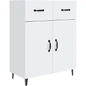 vidaXL Dressoir, wit, 69,5 x 34 x 90 cm, houtvezel