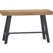 vidaXL Bankje 80 cm massief teakhout