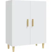 vidaXL Dressoir 70x34x90 cm bewerkt hout wit