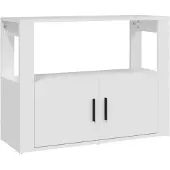 vidaXL Dressoir 80x30x60 cm bewerkt hout wit