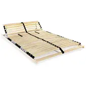 vidaXL Lattenbodem met 28 latten 7 zones 100x200 cm