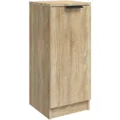 vidaXL Dressoir 30x30x70 cm bewerkt hout sonoma eikenkleurig