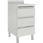vidaXL Commerciële keukenkast met 3 lades 50x60x96 cm
