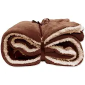 Unique living plaid lars 150x200cm brown