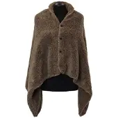Unique living plaid nox 75x150cm brown
