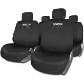 Sparco Autostoelhoezenset Zwart - Universeel