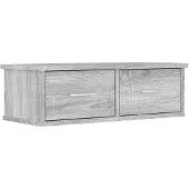 vidaXL Tv-wandmeubel 60x26x18,5 cm bewerkt hout grijs sonoma eiken