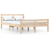 vidaXL Massief houten bed, 150x200 cm