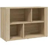 vidaXL Dressoir 80x30x54 cm bewerkt hout sonoma eikenkleurig