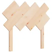 vidaXL Hoofdbord 92x3x81 cm massief grenenhout