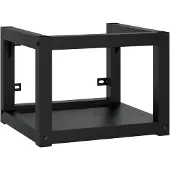 vidaXL Wastafelframe wandgemonteerd 40x38x31 cm ijzer zwart