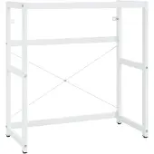 vidaXL Badkamermeubel voor wastafel, wit, 79x38x83 cm, ijzer