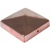 Intergard Paalornament koper 91x91mm piramide paalkap voor tuinpaal