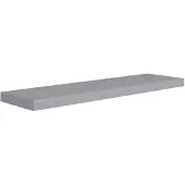 vidaXL Wandschap zwevend 90x23,5x3,8 cm MDF grijs