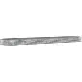 vidaXL Plantenbak 600x140x36 cm gegalvaniseerd staal zilverkleurig