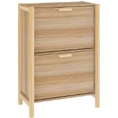 vidaXL Schoenenkast 57,5x33x80 cm bewerkt hout