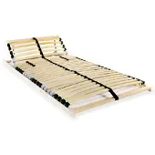 vidaXL Lattenbodem met 28 latten 7 zones 90x200 cm