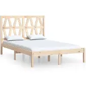 vidaXL Massief houten bed, dennenhout, 140x200 cm
