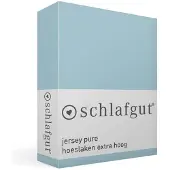 Schlafgut Jersey Pure hoeslaken extra hoog