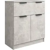 vidaXL Dressoir 60x30x70 cm bewerkt hout betongrijs