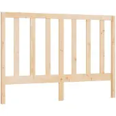 vidaXL - Hoofdbord - 141x4x100 - cm - massief - grenenhout