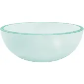 vidaXL Wasbak 30x12 cm gehard glas mat