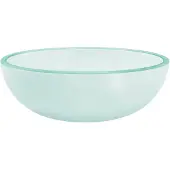 vidaXL Wasbak 35x12 cm gehard glas mat