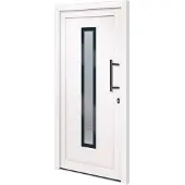 vidaXL Voordeur 98x208 cm PVC wit