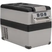 vidaXL Koelbox met handvat 35 L PP & PE zwart en wit