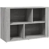 vidaXL Dressoir 80x30x54 cm bewerkt hout grijs sonoma eikenkleurig