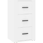 vidaXL Dressoir, wit, 40x33x70 cm, houtvezel