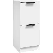 vidaXL Dressoir 30x30x70 cm bewerkt hout wit