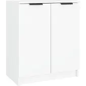 vidaXL Schoenenkast 59x35x70 cm bewerkt hout wit