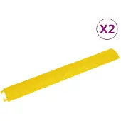 vidaXL Kabelbeschermers drempel 2 st 98,5 cm geel