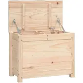 vidaXL Opbergbox 60x32x45,5 cm massief grenenhout