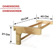 Physionics Optrekstang voor wandrek