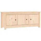 vidaXL Schoenenkast 110x38x45,5 cm massief grenenhout