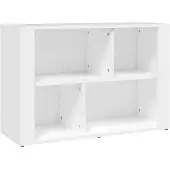 vidaXL Dressoir 80x30x54 cm bewerkt hout wit